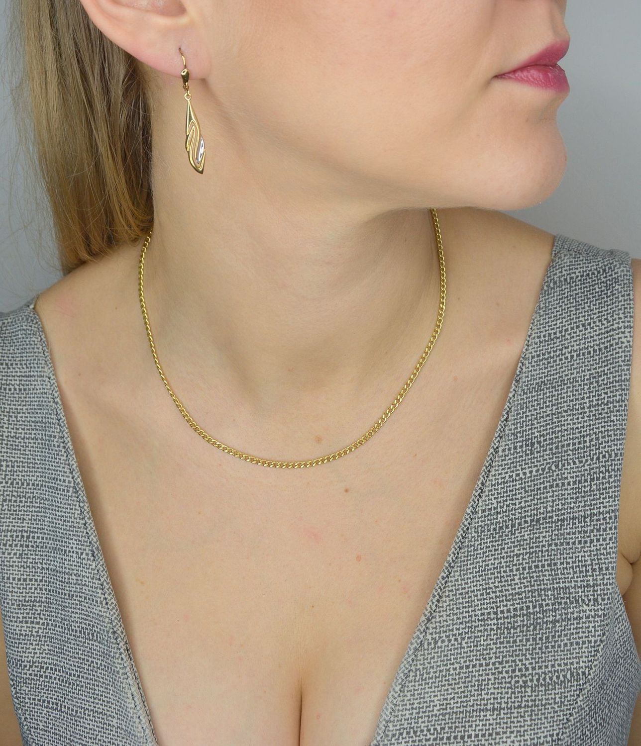 Złoty łańcuszek 333 pancerka 3 mm DIA-LAN-1461-333 3mm (2).jpg